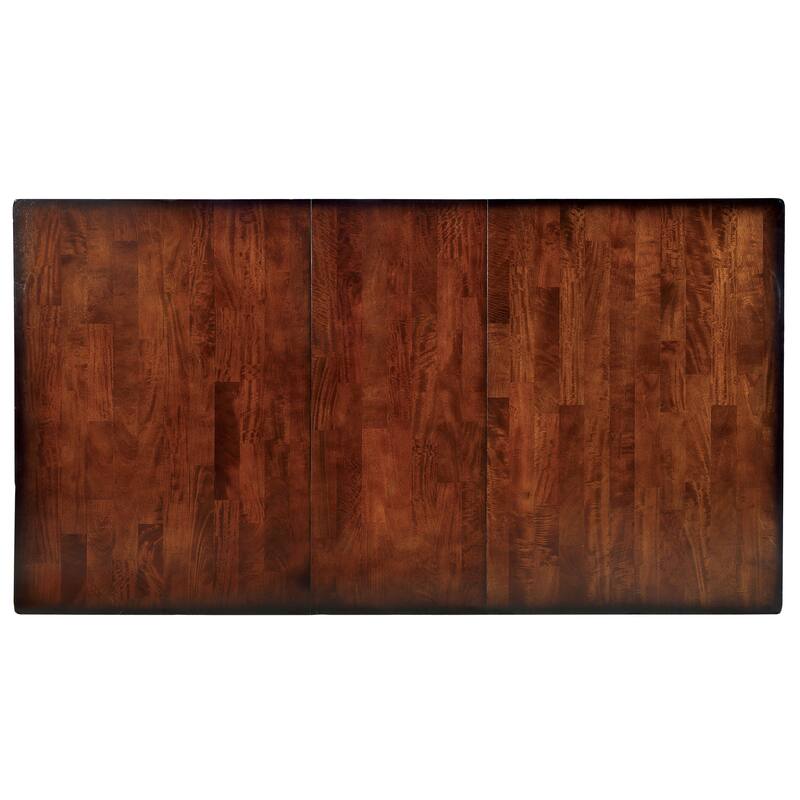 Furniture of America Paur Cottage Cherry 78-inch Expanding Dining Table