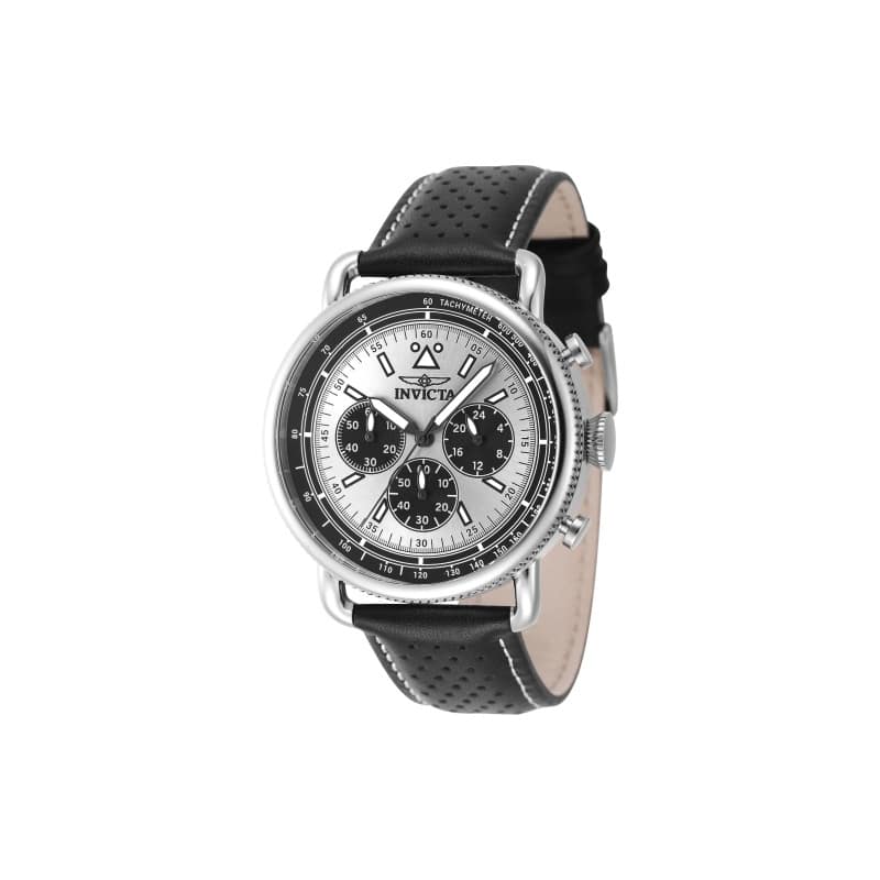 Invicta Men's 47363 Speedway Quartz Chronograph Silver Dial Watch