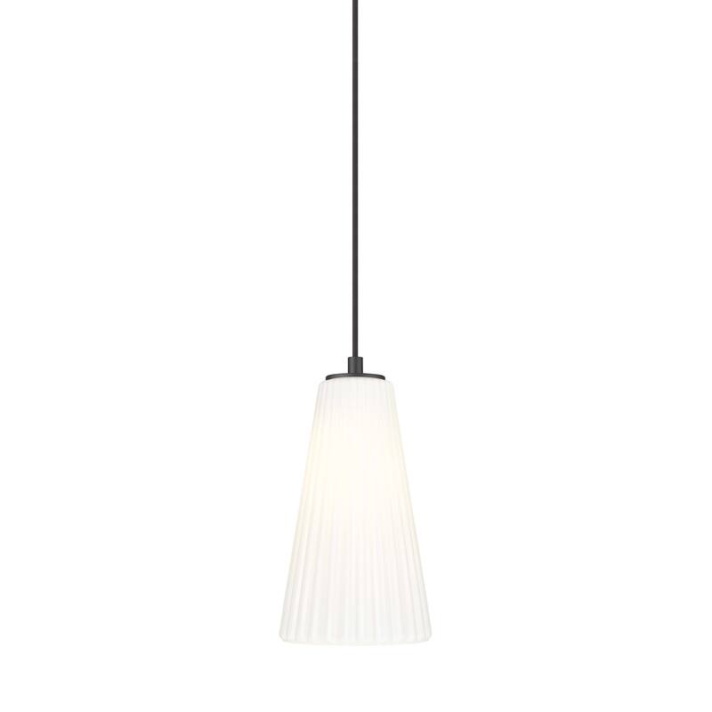 Z-Lite 3043P6 Farrell 6" Wide Suspension Mini Pendant - Matte Black