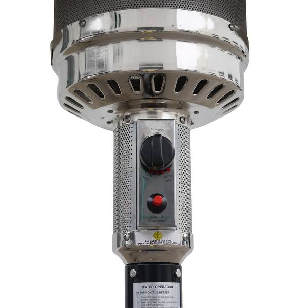 Shop Costway Steel Outdoor Patio Heater Propane Lp Gas W