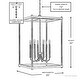 preview thumbnail 6 of 5, Luxury Modern Farmhouse Pendant Light, 32"H x 20"W, with English Country Style, Brushed Nickel Finish by Urban Ambiance