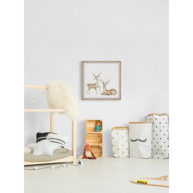 You~'re So Deer to Me Framed Wall Art, Elegant Home Touch - Sophisticated Artwork for Refined Décor
