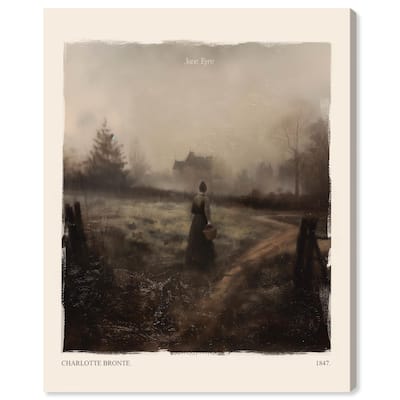 Jane Eyre Canvas by Art Remedy, Gallery Wrapped