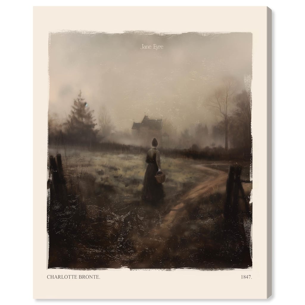 Jane Eyre Canvas by Art Remedy, Gallery Wrapped