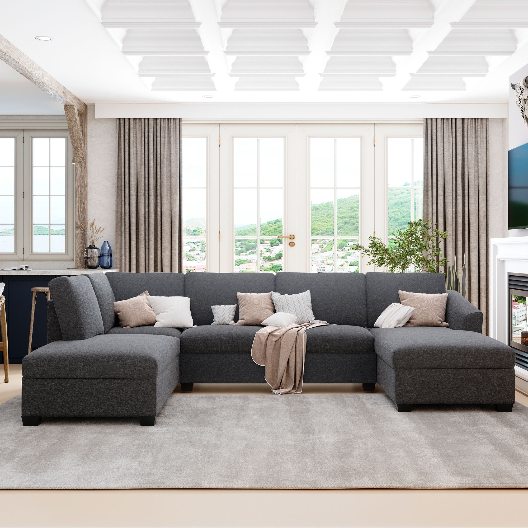 Large 4 online seater sofa