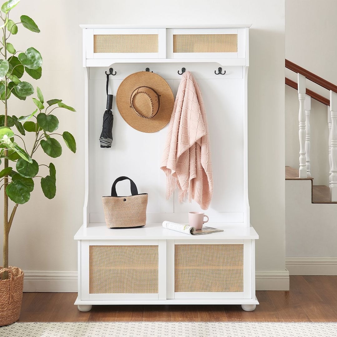 Porch & den humes shoe bench with storage sales