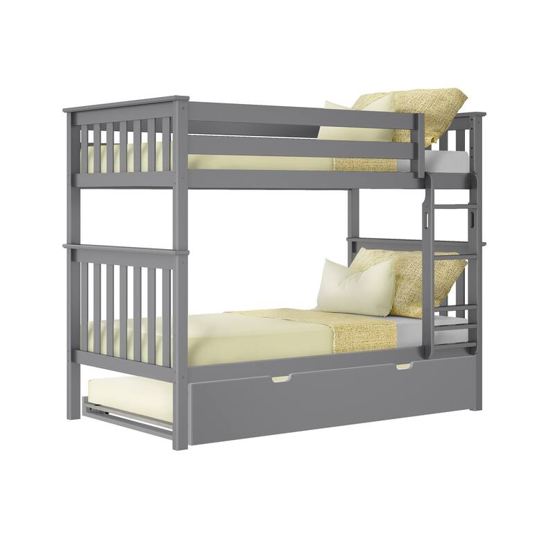 Max and Lily Twin over Twin Bunk Bed with Trundle