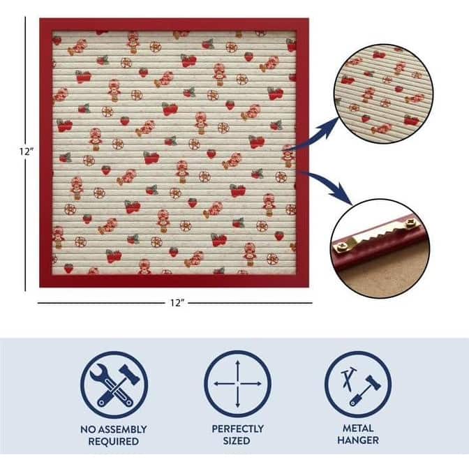 Strawberry Shortcake Letter Board Sign Custom Message Display Board Décor