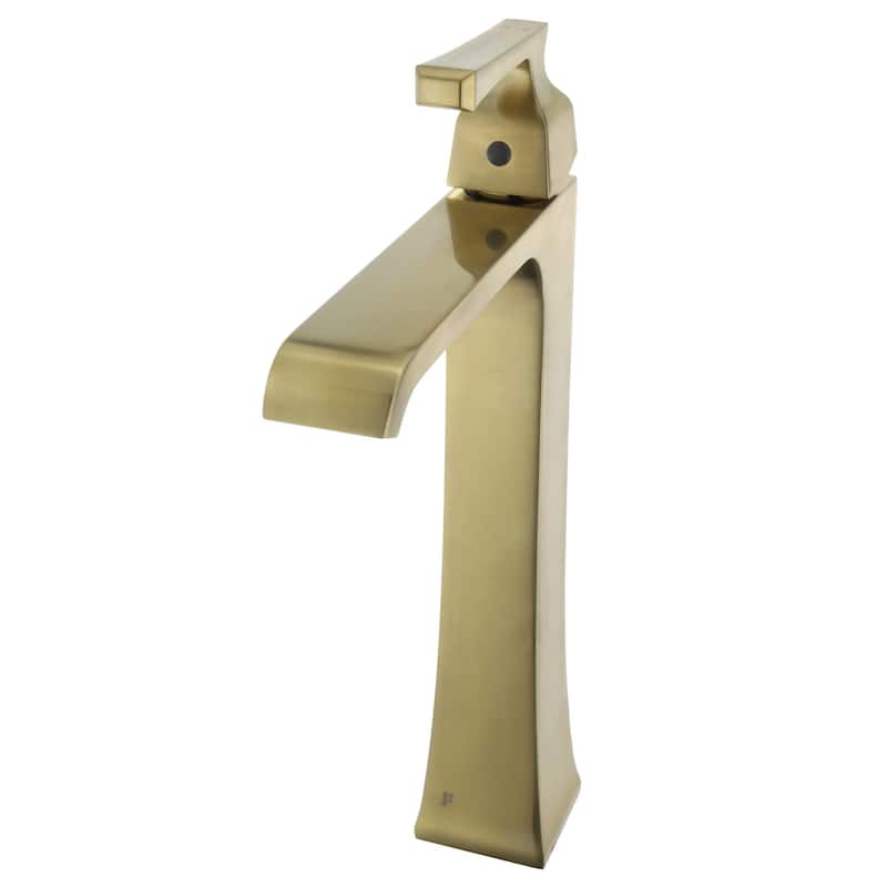 Fine Fixtures Arched Square Single Hole Vessel Sink Bathroom Faucet