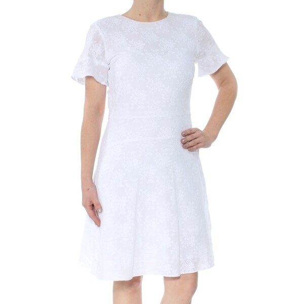 white short cotton dress