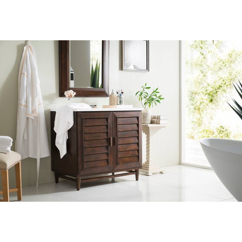 James Martin Vanities 620-V36-3WZ Portland 36" Free Standing Single