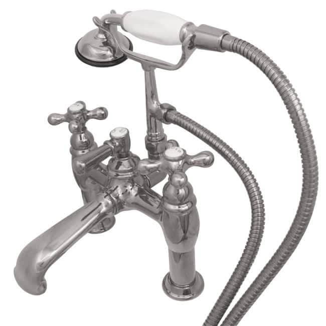 Kingston Brass Vintage Deck Mounted Clawfoot Tub Filler with Personal