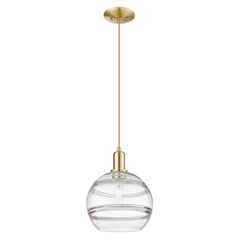 Innovations Lighting Endless Possibilities Arcadia - Rochester - 1 Light 10" Cord Hung Mini Pendant - Clear/Champagne Bronze