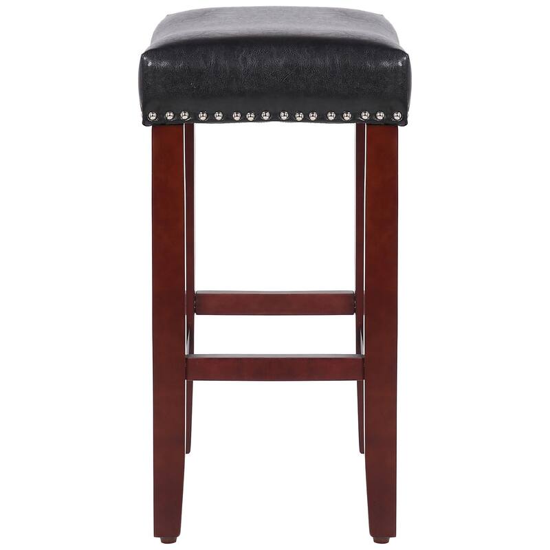 Jameson Upholstered Polyester Cherry 24 Inch Counter Stool (Set Of 2)