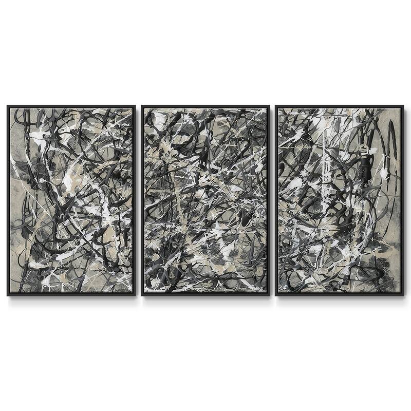 Pollack Homage I - Multi Piece Framed Canvas