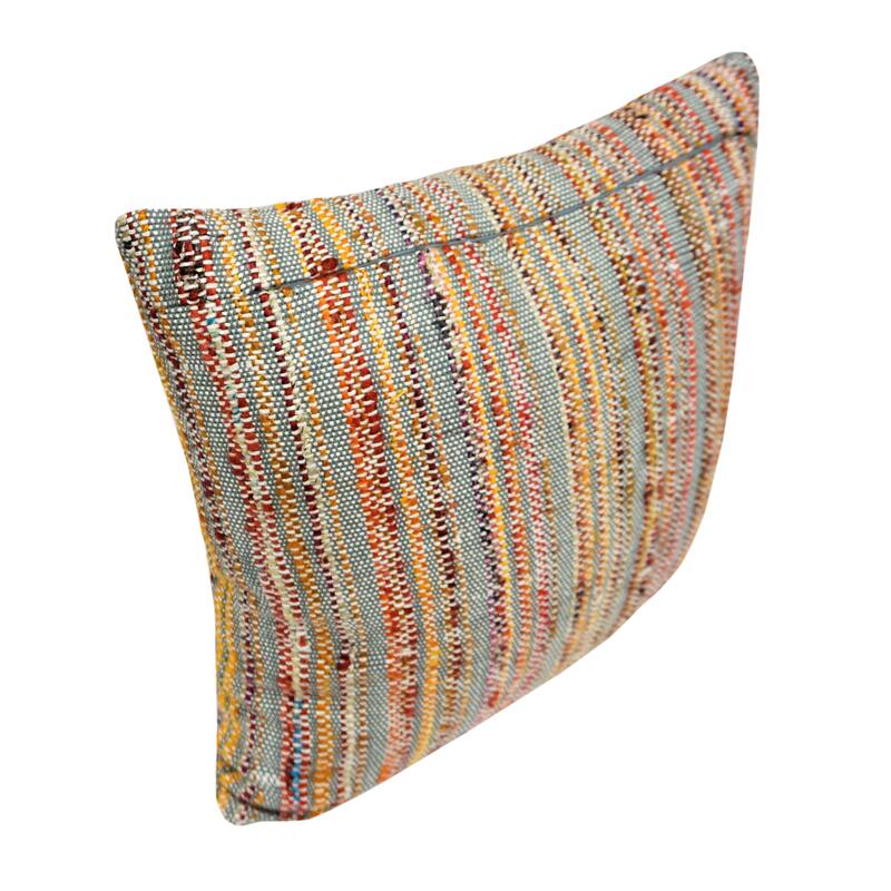 Home&Manor Alena Hand Spun Silk Pillow 20"