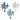 StarfishClusterSingle WallHooks Set of 3 Cast Iron Blue White Teal - Blue,White,Teal