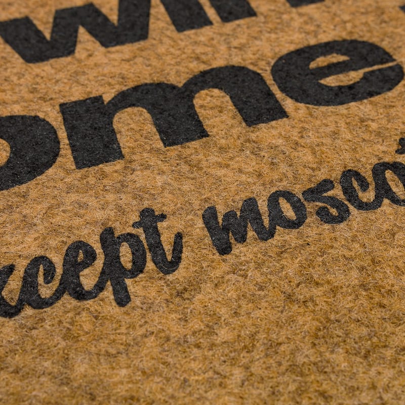 Mohawk Home Faux Coir Novelty Impressions Doormat