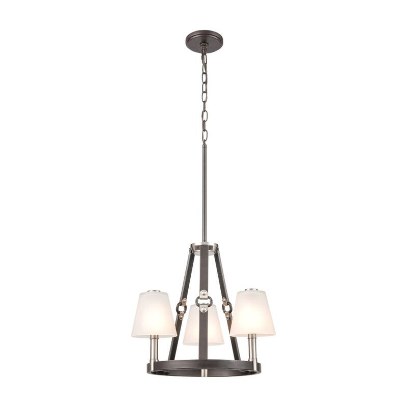 Armstrong Grove 18-inch Wide 3-Light Chandelier in Espresso - 18in W