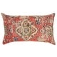 preview thumbnail 1 of 3, 57 Grand by New Concept Washables Persian Medallion 14" x 24" Rust Indoor Throw Pillow Accent - 14" X 24" - Rust