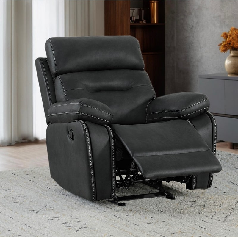 Spruce & Spring Lauren Manual Recliner Glider Rocker Chair for Living Room