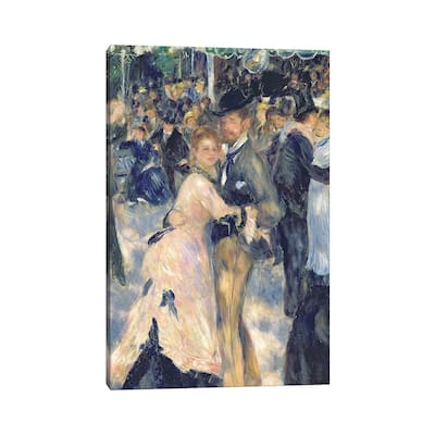 iCanvas "Ball at the Moulin de la Galette, 1876 " by Pierre-Auguste Renoir Canvas Print