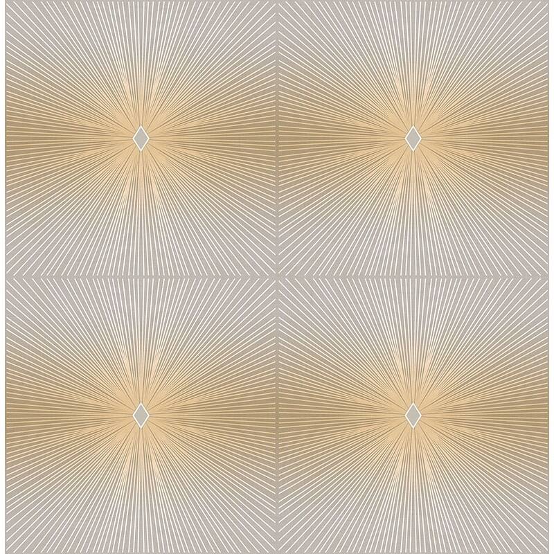 Seabrook Designs Melrose Starburst Unpasted Wallpaper