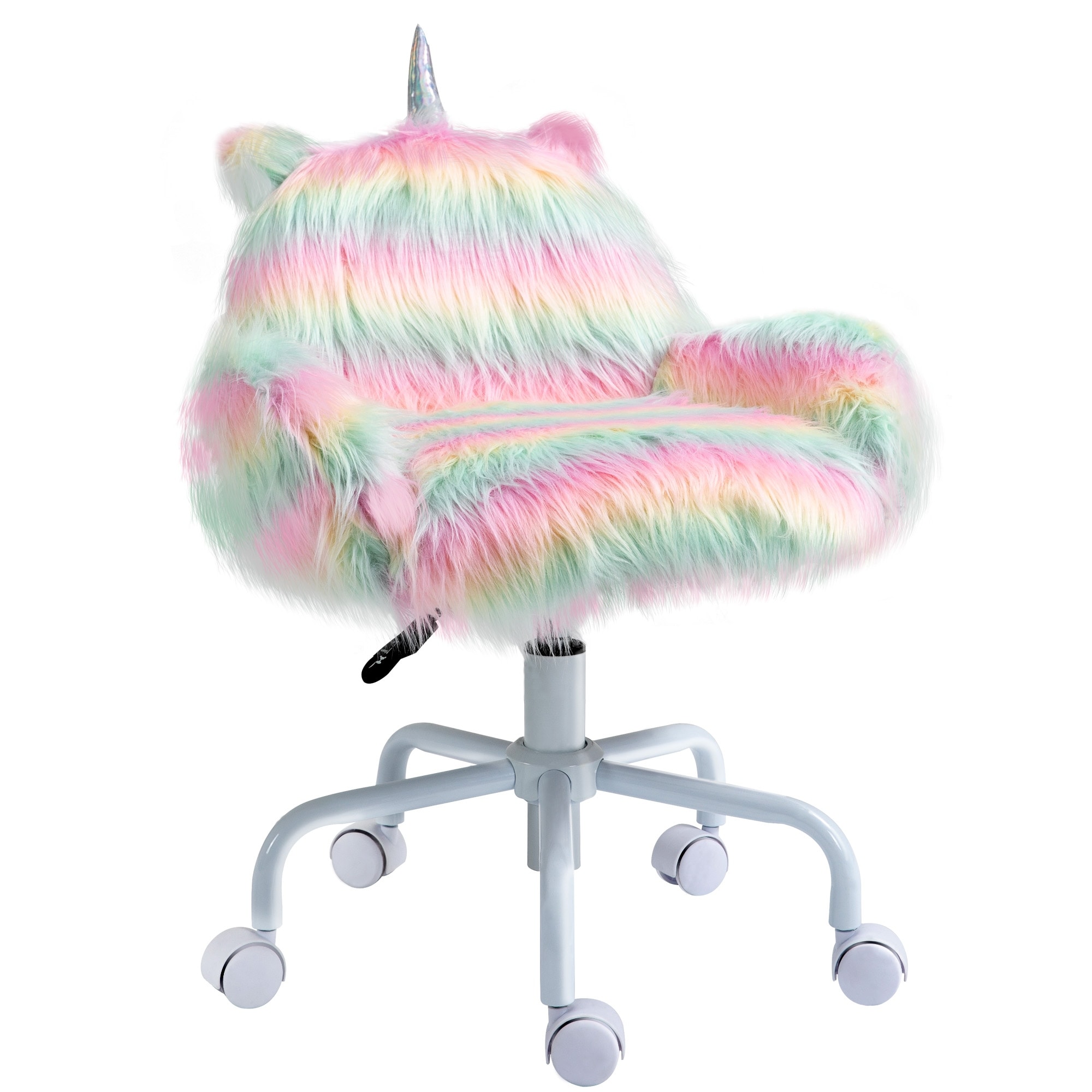 Fluffy chair pink deals