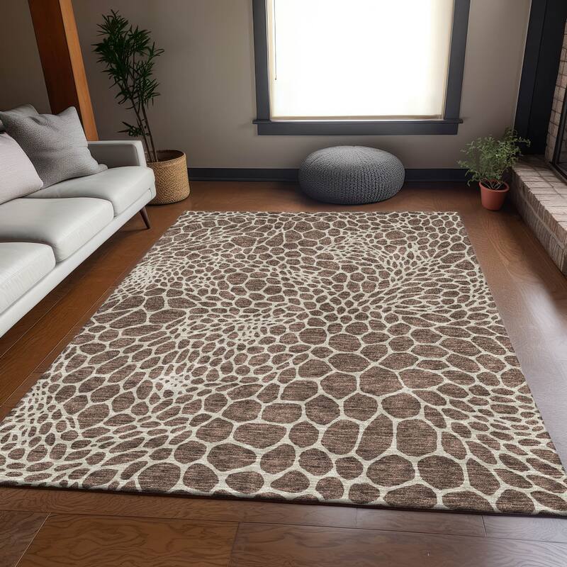 Premium Washable Super Soft Contempory Prints Mayfield Rug