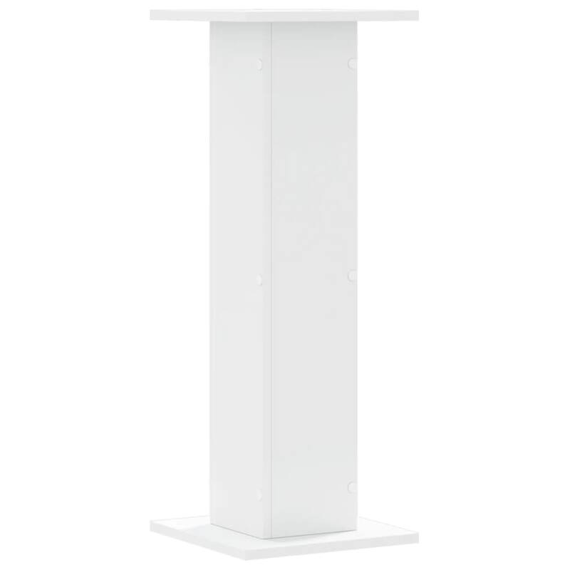 vidaXL Plant Stand White Engineered wood 11.8 x 11.8 x 31.5 in - 11.8 x 11.8 x 31.5 in