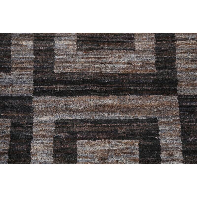 Contemporary Gabbeh Kashkoli Wool Area Rug Hand-knotted Bedroom Carpet - 5'3" x 7'11"