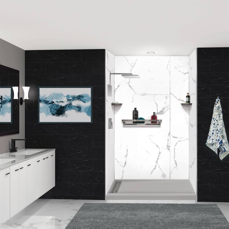 Transolid FSC6034L Commercial 60" x 34" Rectangular Shower Base with