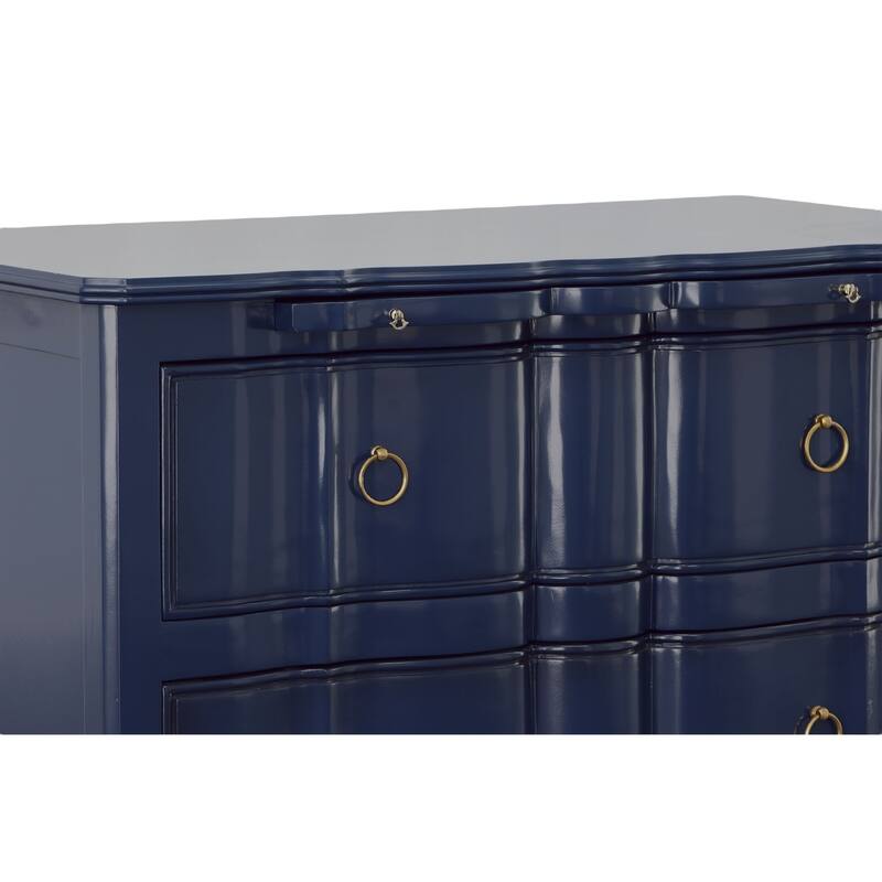 Delamar 40" 4-Drawer Storage Chest, Royal Blue