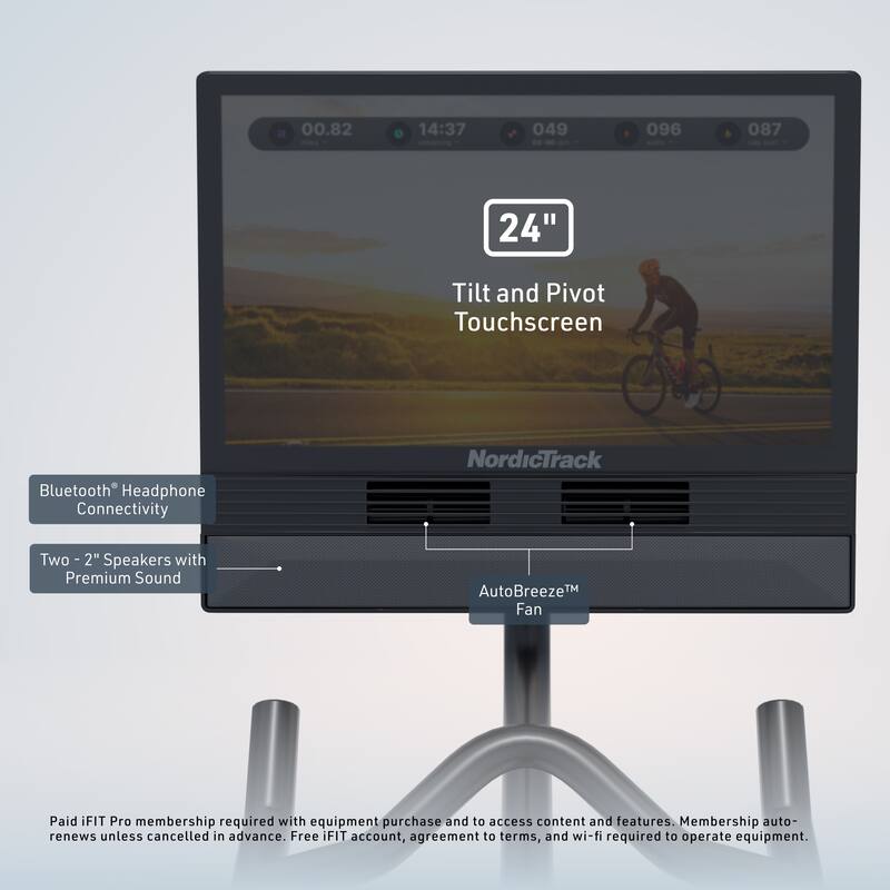 NordicTrack 24 Studio Bike for a Best-In-Class Cycling Experience