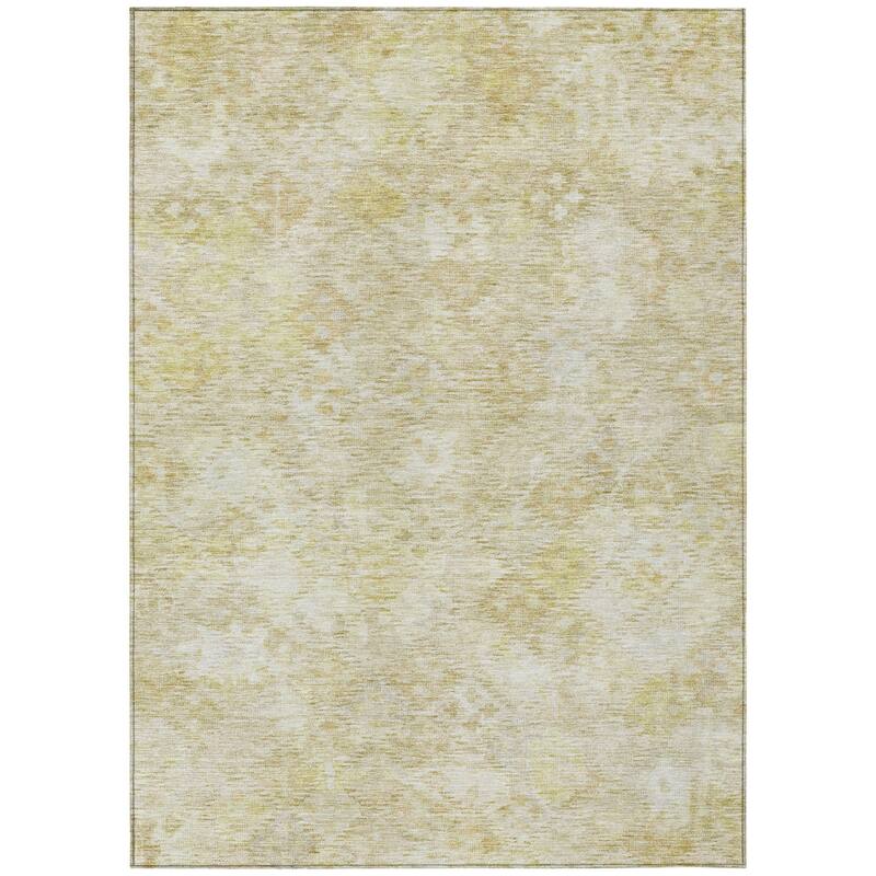 HomeRoots Floral Traditional Rectangle Outdoor Rug