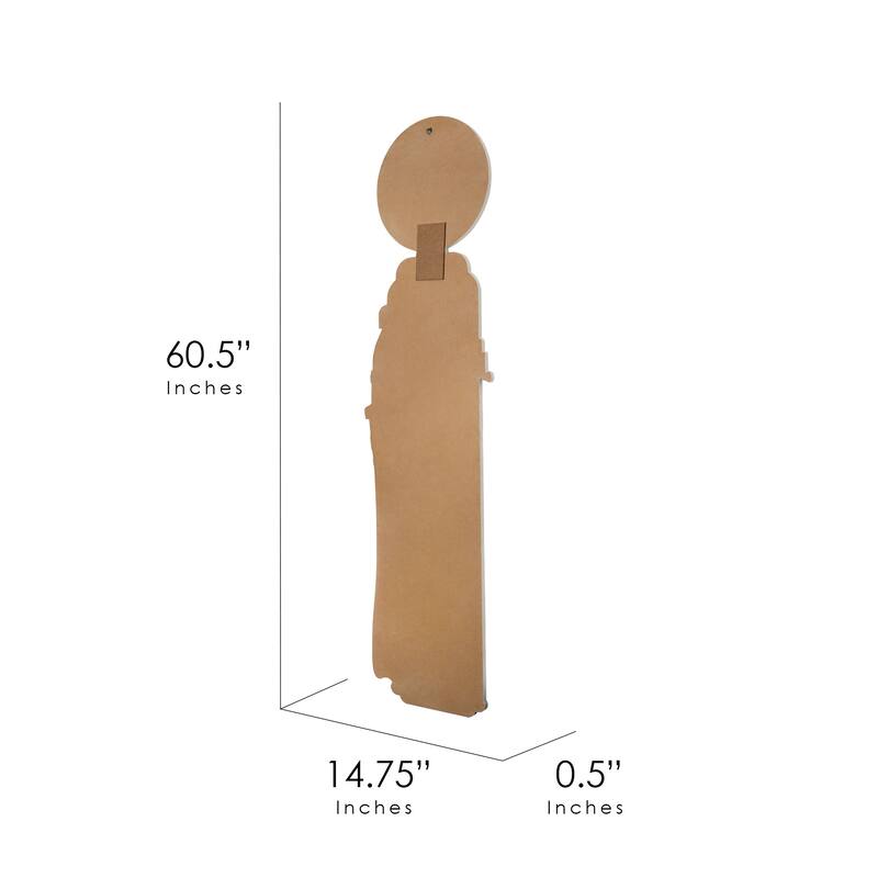 Licensed Route 66 America's Highway Gas Pump Wall Plaque, 62"x17" - 60.5" x 14.75"