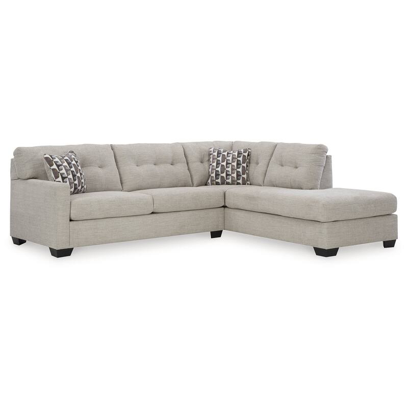 Signature Design by Ashley Mahoney 2-Piece Sectional with Chaise - 105"W x 90"D x 37"H