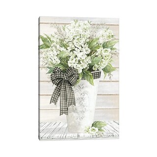 iCanvas "White Hydrangeas" by Cindy Jacobs Canvas Print - Bed Bath ...
