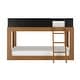 preview thumbnail 22 of 37, Mid-Century Modern Twin over Twin Low Bunk Bed
