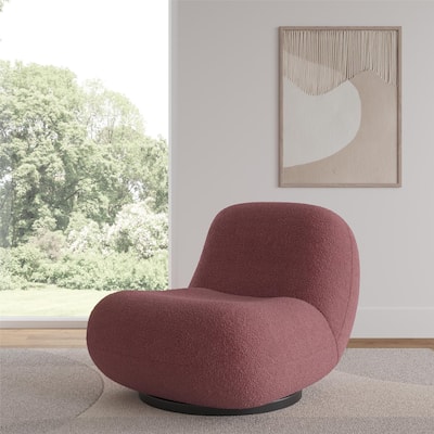 Cortney's Collection Crosby Boucle Swivel Chair