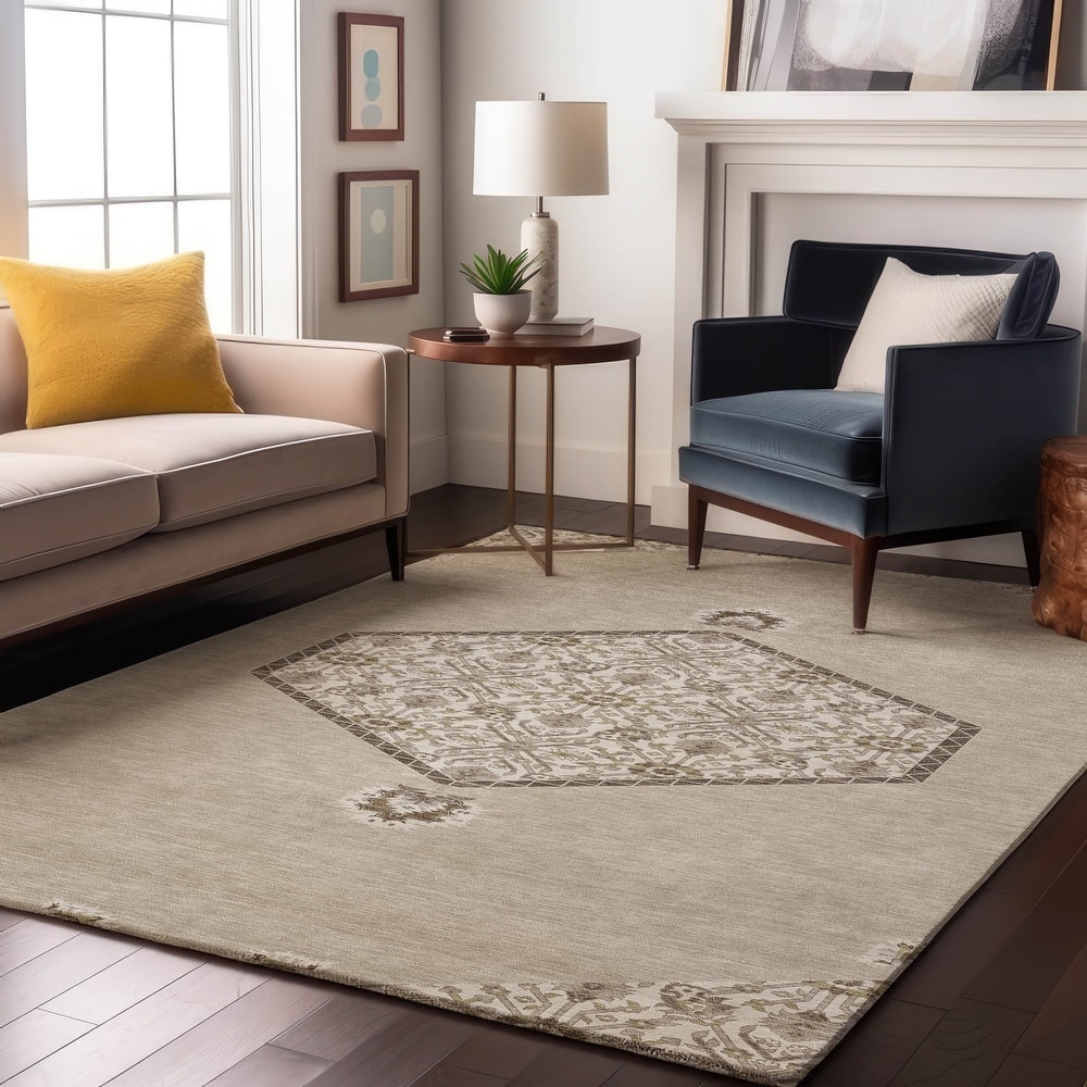 Premium Washable Super Soft Traditional Global Mayfield Rug