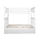 preview thumbnail 7 of 7, Columbia Full over Full Solid Wood Ladder Bunk Bed with 2 Storage Drawers in White