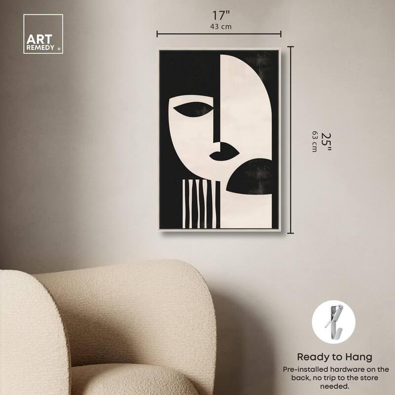 The Mask III Canvas by Art Remedy