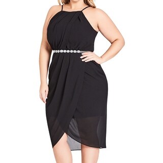 black and bling dress