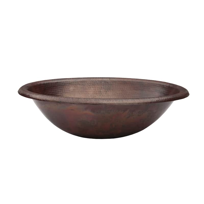 Miseno Oval 14" Copper Drop-In Bathroom Sink