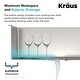 preview thumbnail 10 of 31, KRAUS Undermount 32 inch 1-Bowl Stainless Steel Kitchen Sink