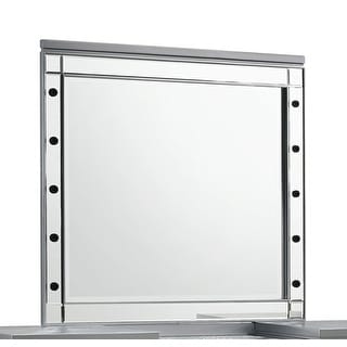 New Classic Furniture Tracee Silver Rectangular Vanity Mirror - Bed ...