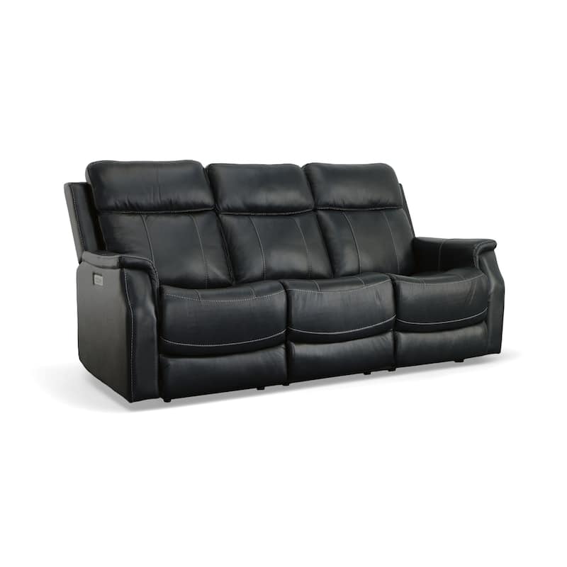 Easton Power Reclining Sofa with Power Headrests & Lumbar by Flexsteel