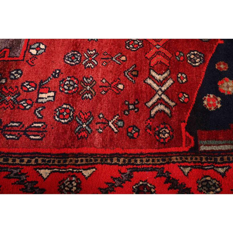 ECARPETGALLERY Hand-knotted Konya Anatolian Dark Red Wool Rug - 4'8 x 6'9