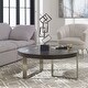 preview thumbnail 2 of 2, Uttermost Converge 42" Round Industrial Modern Coffee Table